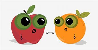 Image result for Apples to Oranges Clip Art