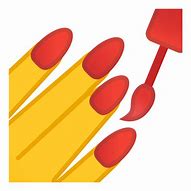 Image result for Red Nails Emoji