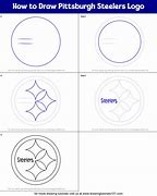 Image result for How to Draw the Steelers Logo
