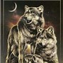 Image result for Native American Wolf Howling at Moon