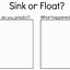 Image result for Sink or Float Preschool Activity