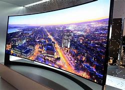 Image result for Curved Screen TV with Set Top Box
