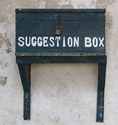 Image result for Suggestion Box Cartoon