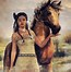 Image result for Indian On Horse Painting Famous