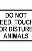 Image result for Do Not Feed Animals Sign