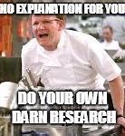 Image result for Do Your Own Work Meme