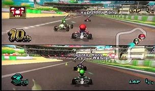 Image result for Mario Kart Wii Dual Screen