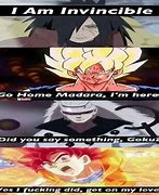 Image result for Goku vs Naruto Meme