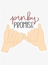 Image result for Pinky Promise Sticker