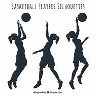 Image result for Women Basketball Silhouettes