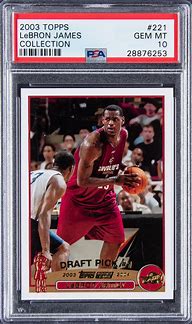 Image result for BCG 10 LeBron James Rookie Card