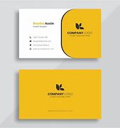 Image result for Yellow Business Cards