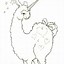Image result for Llama Coloring Pages