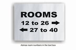 Image result for Bed Sign with Number