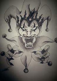 Image result for Scary Joker Drawings