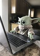 Image result for Baby Yoda at Work