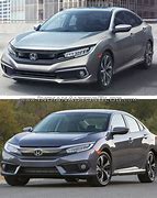 Image result for Honda Civic 2018 vs 2019