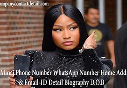 Image result for Nicki Minaj Phone Number