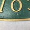 Image result for Aluminum Oval circa Historical Date Signs