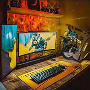 Image result for Green Gameing Set Up