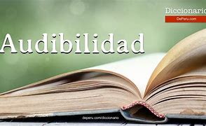 Image result for audibilidad