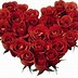 Image result for Pink Hearts and Roses Heart Shape