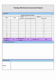 Image result for Free Training Report Template Word