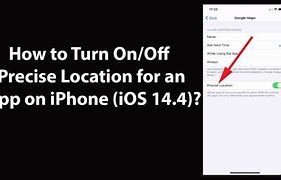 Image result for How to Turn Off Precise Location On Find My iPhone