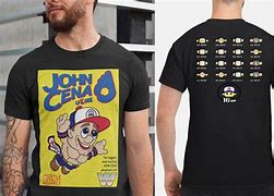 Image result for John Cena Mario Shirt