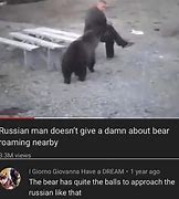 Image result for Running From Bear Meme