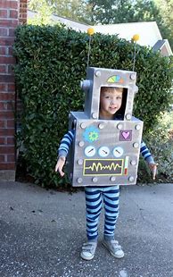 Image result for Toddler Robot Halloween Costume
