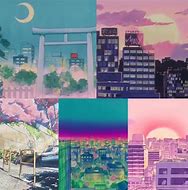 Image result for 80s Aesthetic Anime Scenery