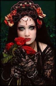 Image result for Gothic Women Paintings