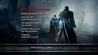 Image result for The Batman Superman Movie DVD Menu