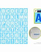 Image result for Letter Stencil Kit