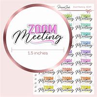 Image result for Zoom Meeting App Stickers
