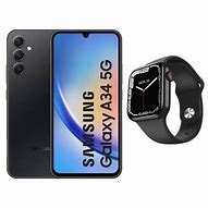 Image result for Samsung A34 with Smartwatch