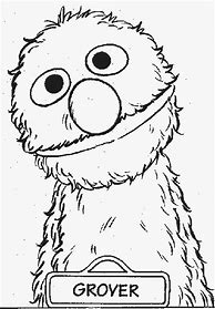Image result for Grover Coloring Pages