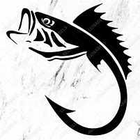 Image result for Fish Hook Stencil