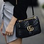 Image result for Gucci Marmont Crossbody Bag Sizes On Celebrity