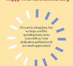 Image result for Work Anniversary 10 Year PPT Template