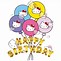 Image result for Hello Kitty Happy Birthday Card