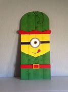Image result for Minion with Wood Sign