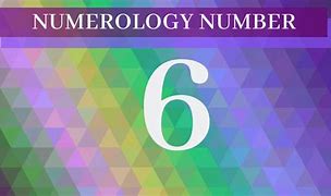 Image result for Numerology Number 6 Image