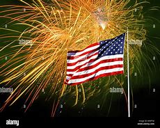 Image result for Fourth of July Fireworks and Flag