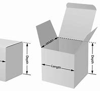 Image result for Cardboard Box Dimensions