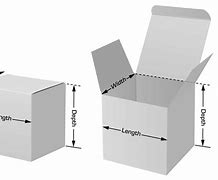 Image result for Length Width and Height of a Rectangular Box