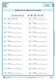 Image result for Free Grade 6 Math Worksheets
