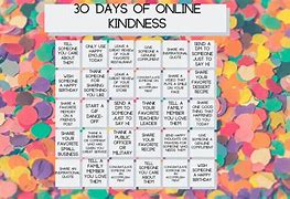 Image result for 30 Day of Kindness Idea for School