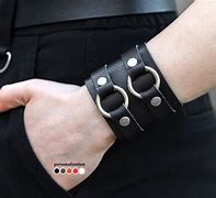 Image result for Leather Wristbands